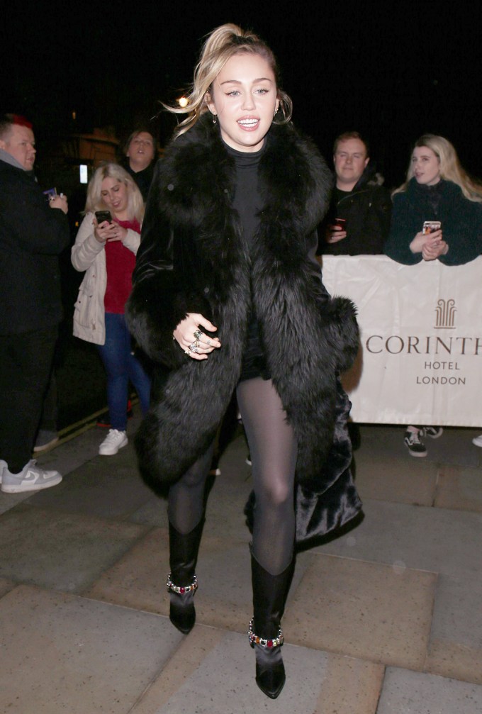 Miley Cyrus In London
