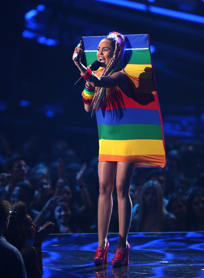 Miley Cyrus Hosting With Pride