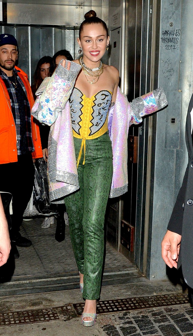 Miley Cyrus At Boarderline Club