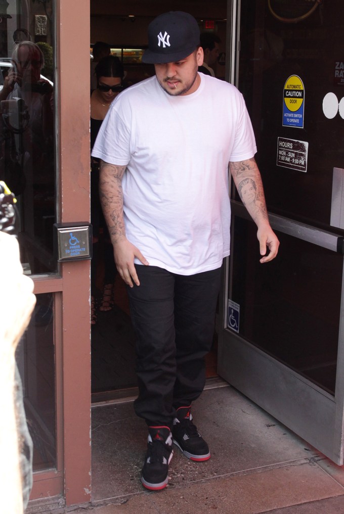 Rob Kardashian Out And About