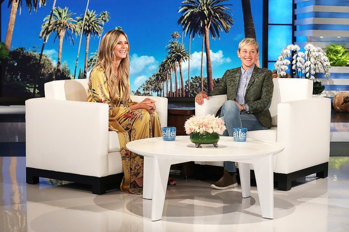 Heidi Klum talks to Ellen
