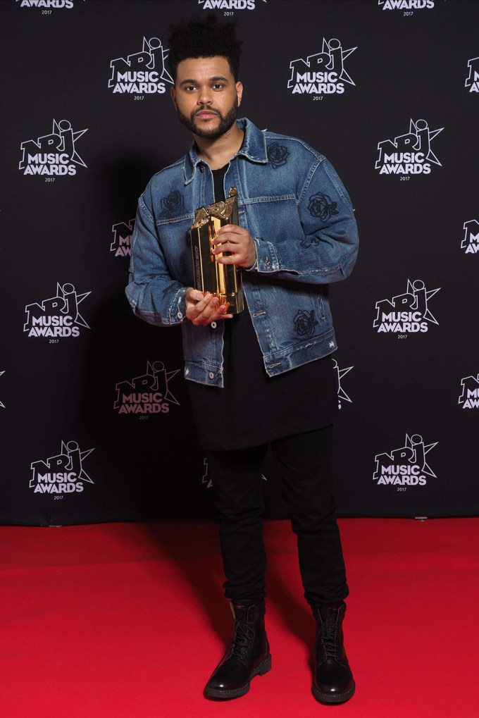 The Weeknd at the NRJ Awards in Cannes, France