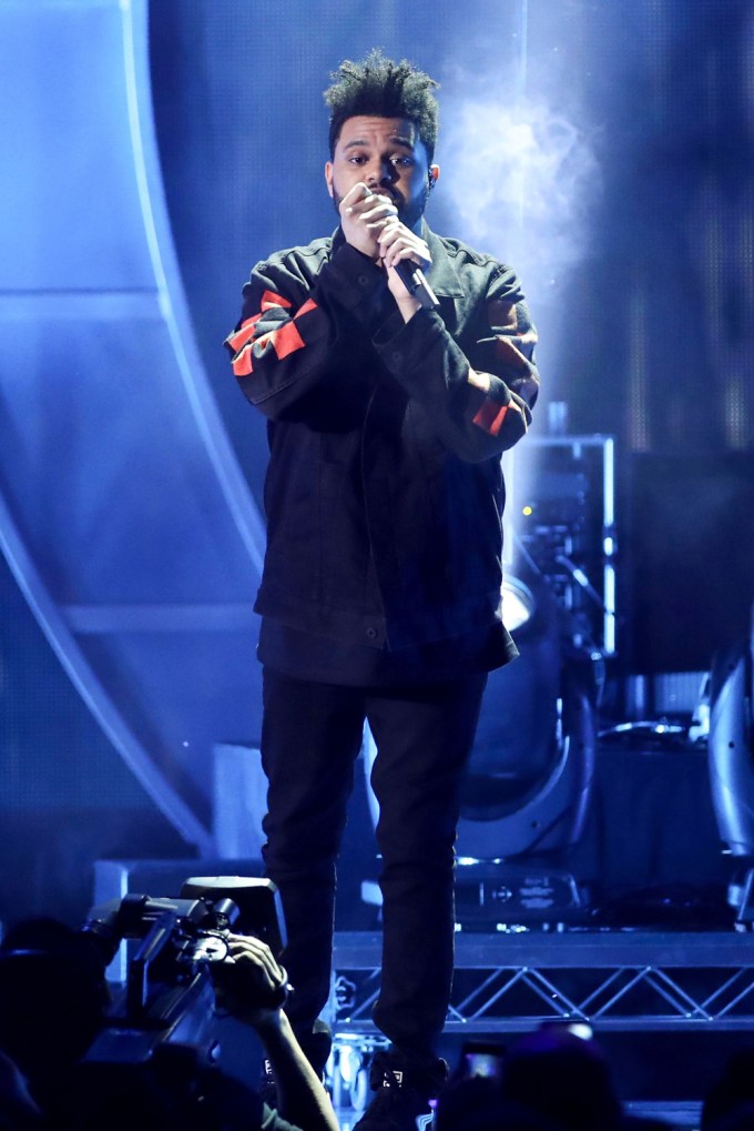 The Weeknd at the iHeartRadio Music Festival