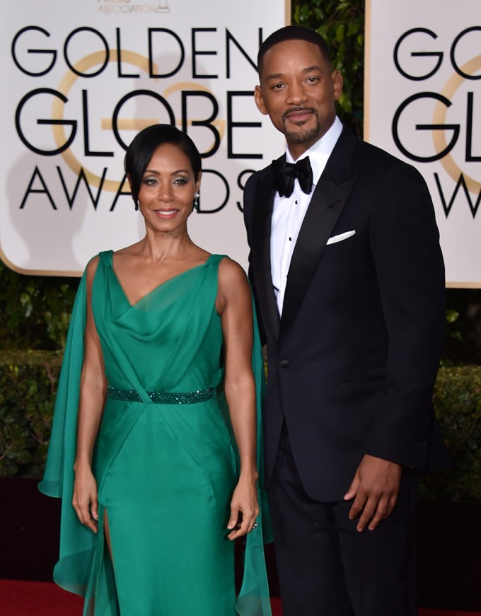 Will Smith & Jada Pinkett Smith At The 73rd Golden Globe Awards