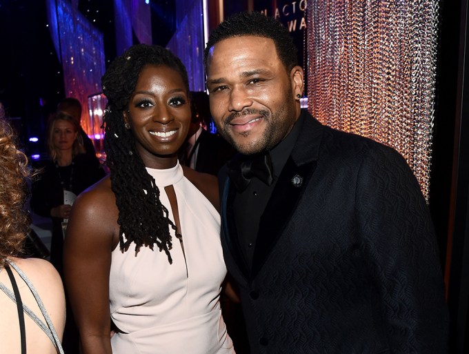 Alvina Stewart and Anthony Anderson at The 23rd Annual Screen Actors Guild Awards