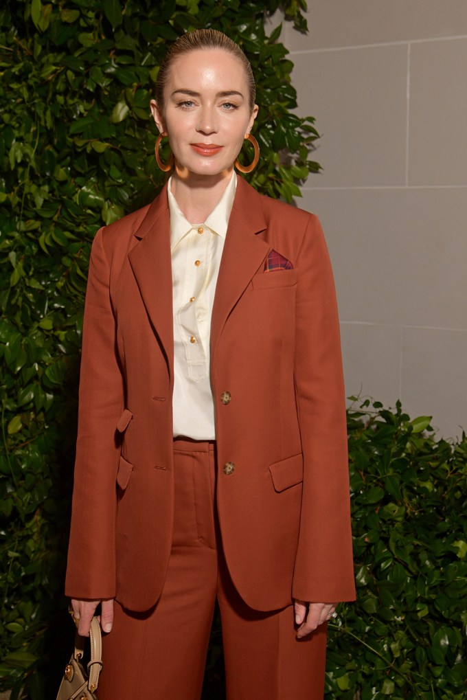 Emily Blunt At The Tory Burch Show