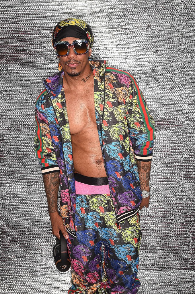 Nick Cannon Donning Colorful Threads In LA