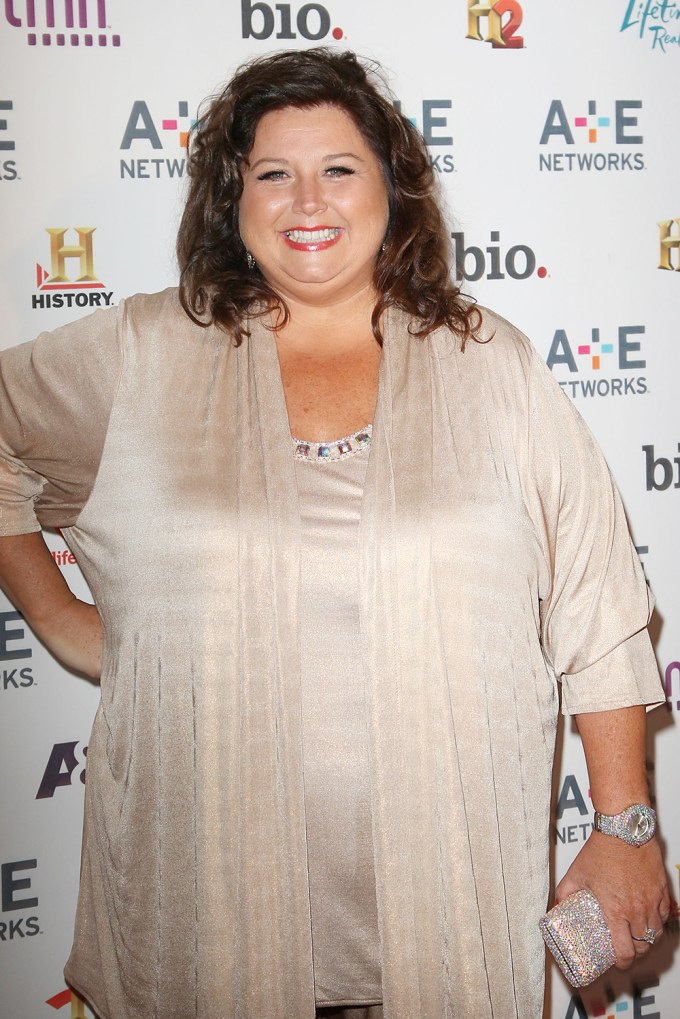 Abby Lee Miller arrives at A&E’s upfront