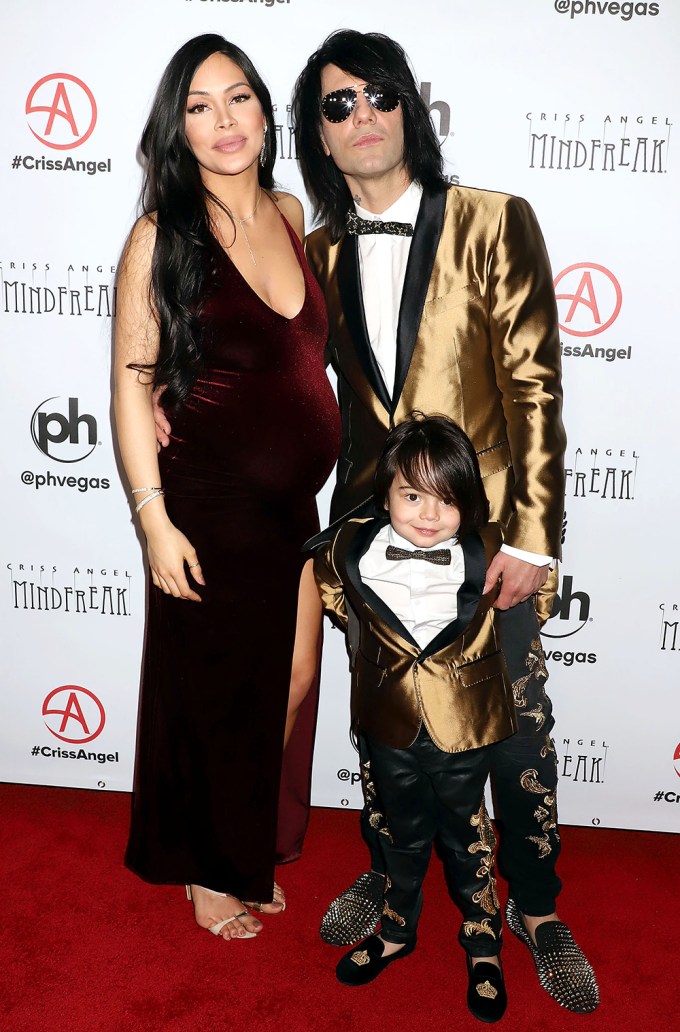 Criss Angel & Family At The ‘Mindfreak’ Gala Opening In Las Vegas