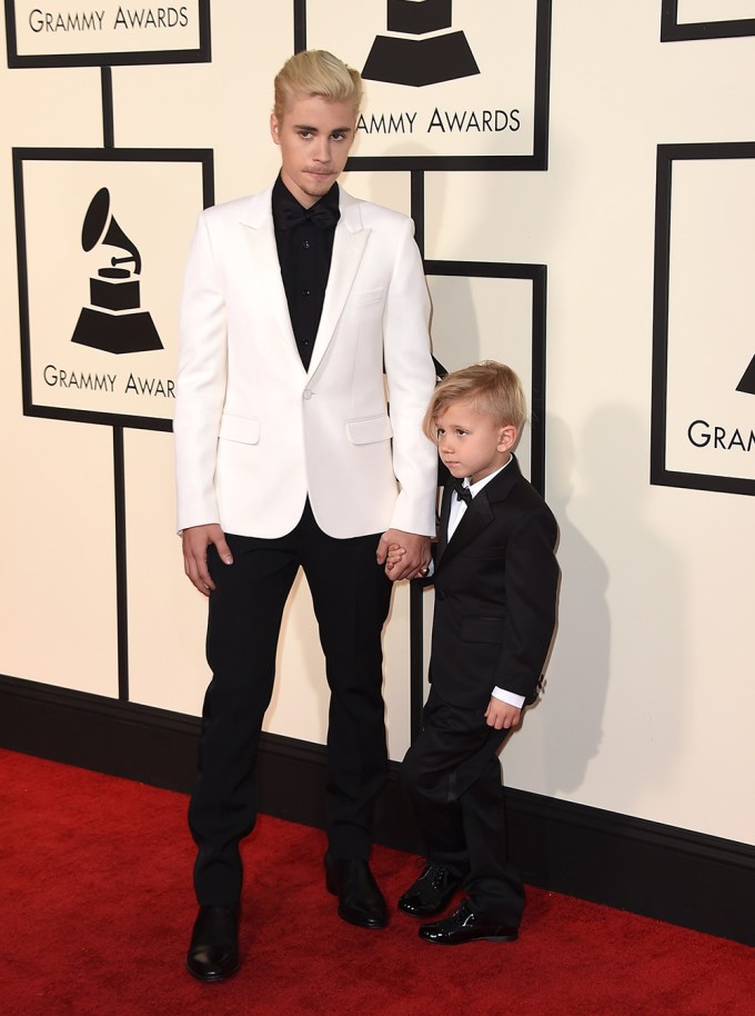 Justin Bieber At The 58th Grammy Awards