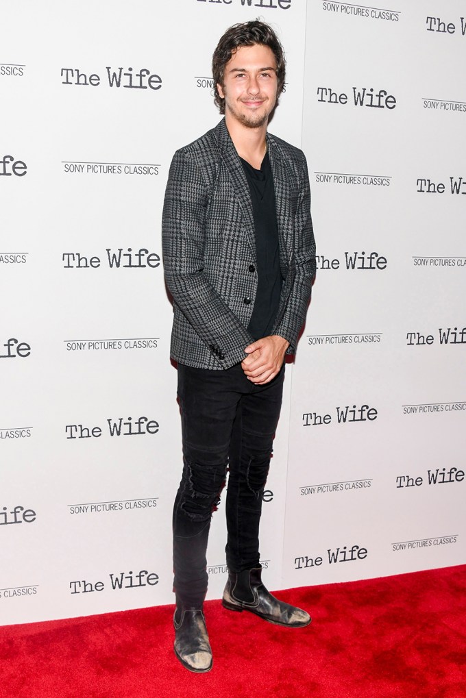 Nat Wolff At ’The Wife’ Film Screening