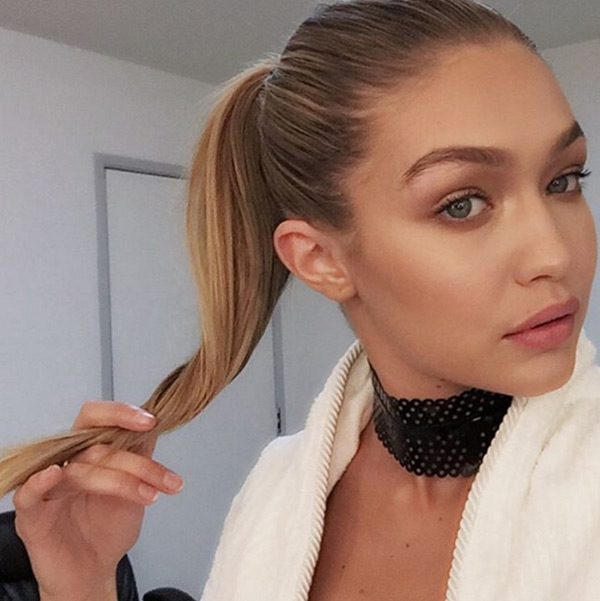 Gigi Hadid's Ponytail Hairstyle — How To Copy Her Easy Slicked-Back Look –  Hollywood Life