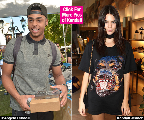 D'Angelo Russell parties with the Kardashians