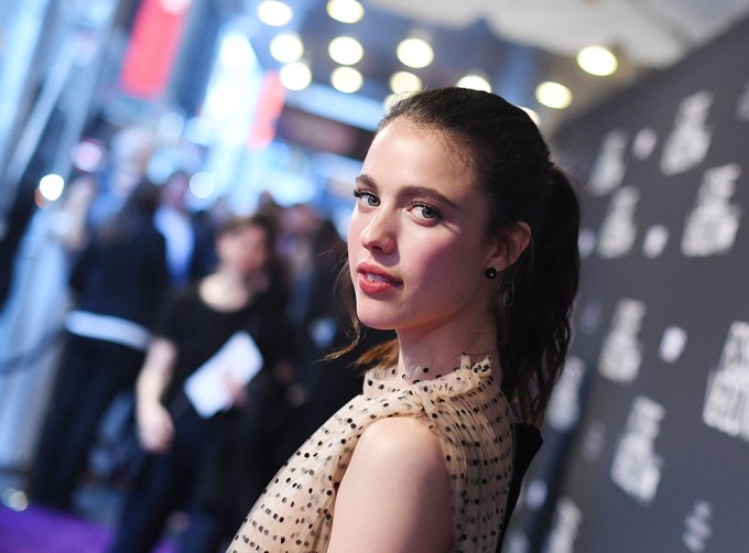Margaret Qualley arrives for the premiere of her show