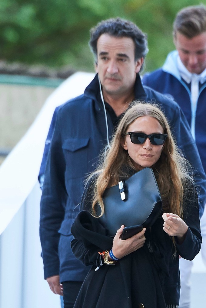 Mary-Kate Olsen & Pierre Olivier Sarkozy arrive at the Longines Global Champions Tour