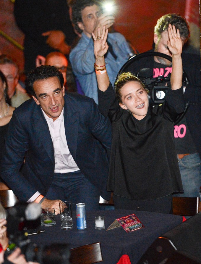 Mary-Kate Olsen & Pierre Olivier Sarkozy Enjoy A Concert
