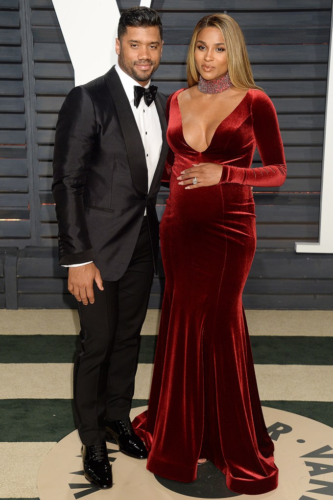 Ciara & Russell Wilson At The 2017 Vanity Fair Oscar Party