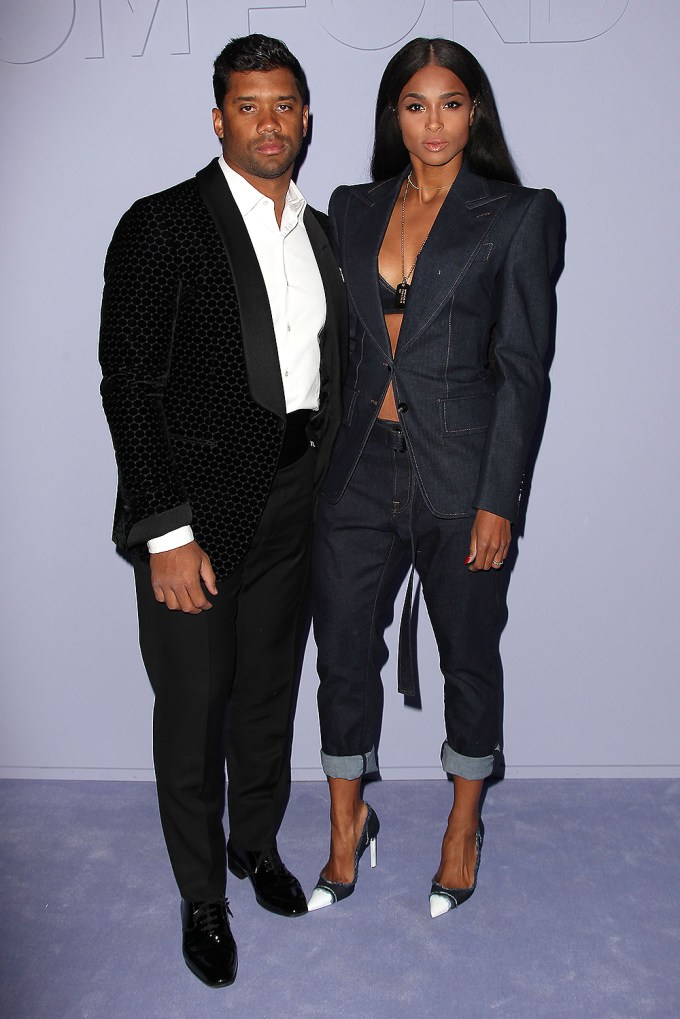 Ciara & Russell Wilson at the Tom Ford Men’s Show