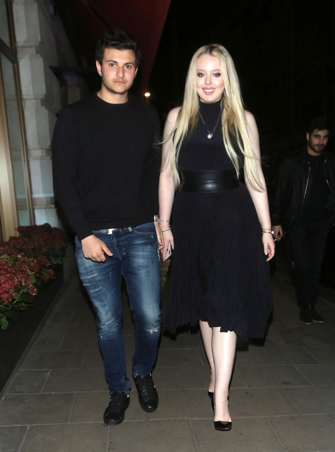Tiffany Trump and Michael Boulos in Mayfair, London