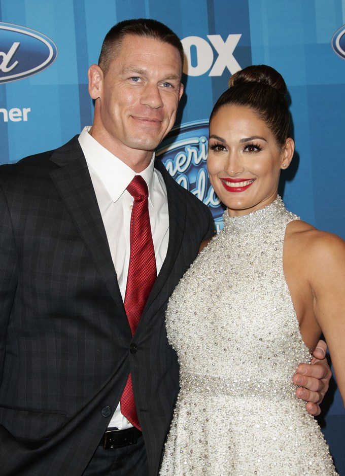 John Cena and Nikki Bella At The ‘American Idol’ Grand Finale