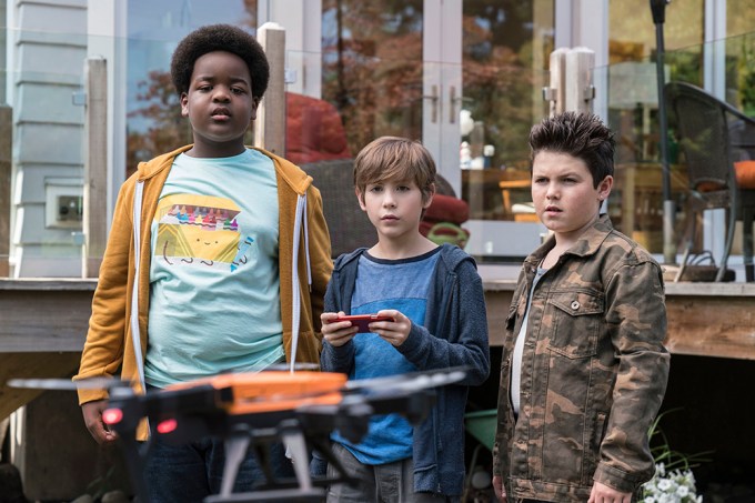 Jacob Tremblay with Keith L. Williams and Brady Noon in ‘Good Boys’