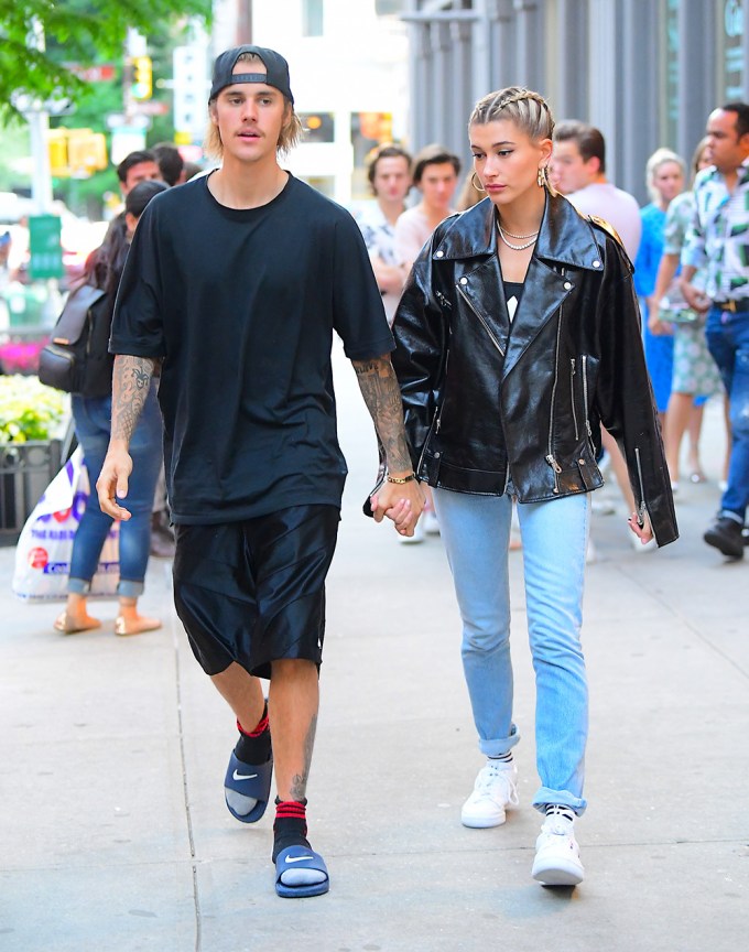 Justin Bieber & Hailey Baldwin on the streets of the Big Apple