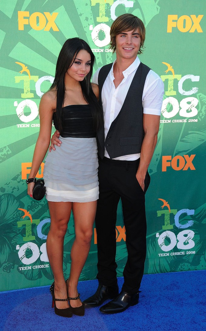 Zac Efron & Vanessa Hudgens at the 2008 Teen Choice Awards
