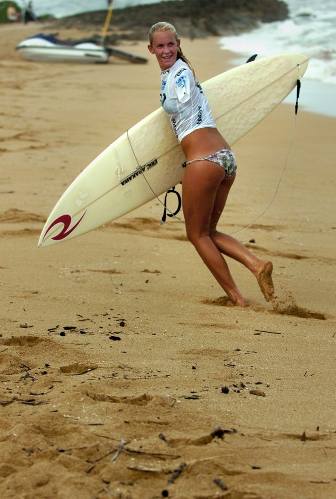 Bethany Hamilton at the Roxy Pro Women’s Surf Competition