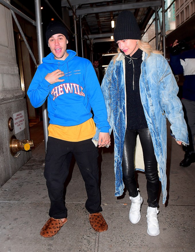 Justin Bieber & Hailey Baldwin in New York City