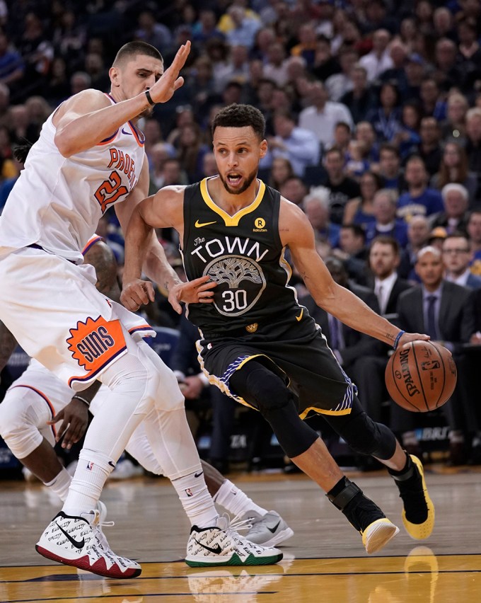 Phoenix Suns at Golden State Warriors, Oakland, USA – 12 Feb 2018