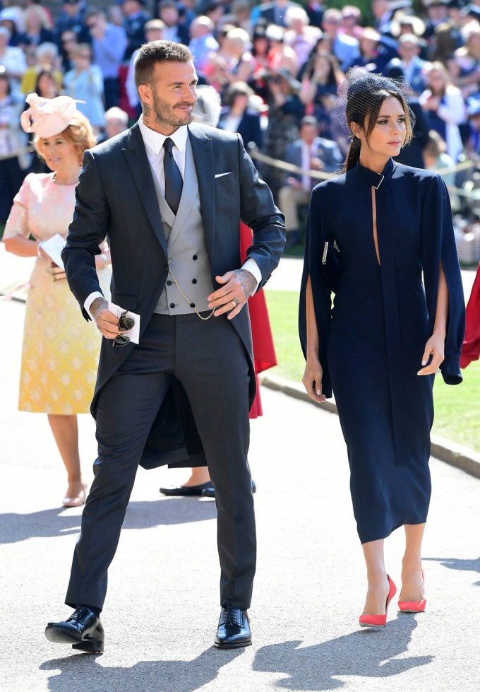 David and Victoria at the Britain Royal Wedding