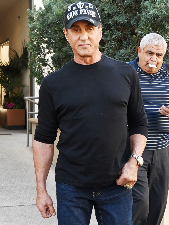 Sylvester Stallone Out And About