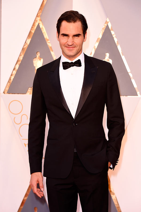 Louis Vuitton on X: .@rogerfederer wearing a #LouisVuitton tuxedo at the  88th Annual #AcademyAwards #Oscars2016  / X