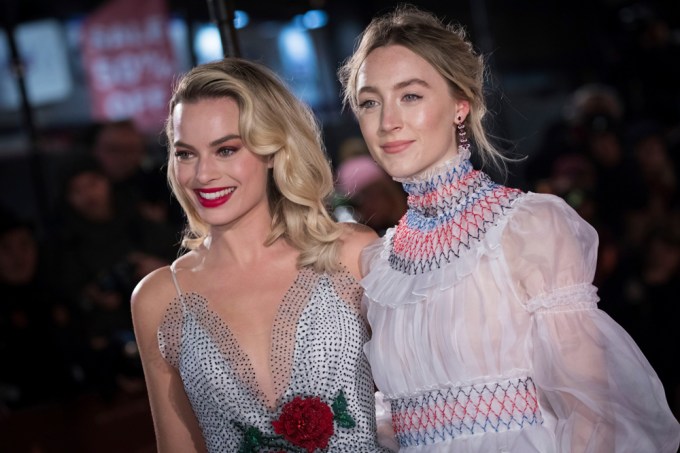 Saoirse Ronan & Margot Robbie At The ‘Mary Queen Of Scots’ Premiere