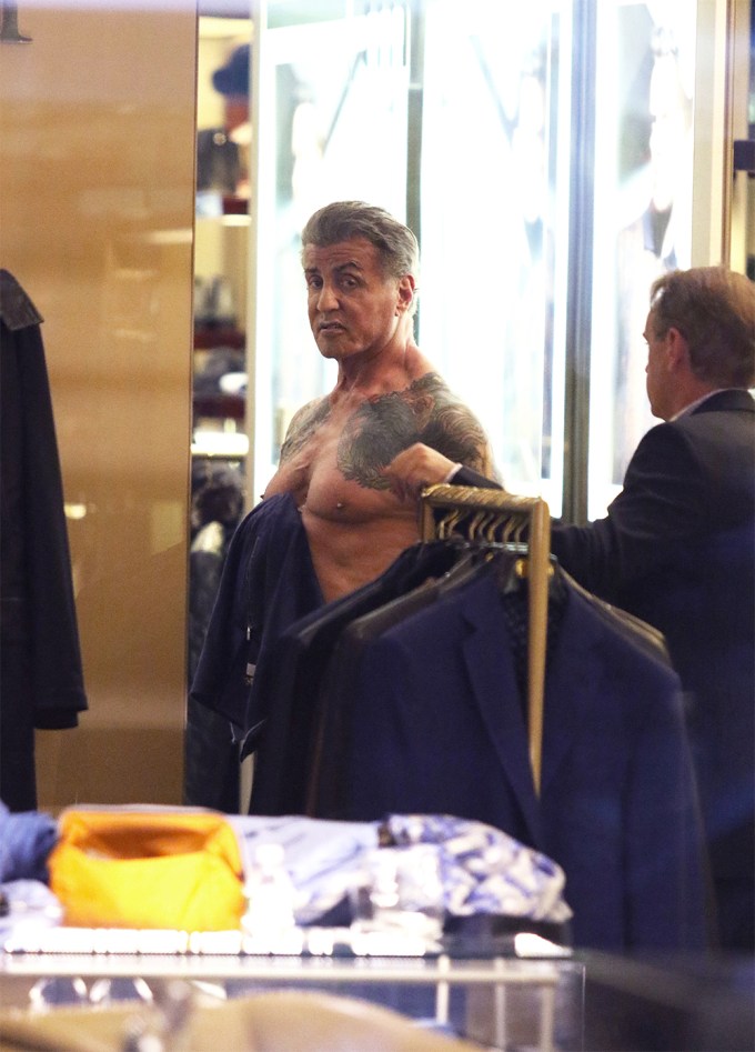 Sylvester Stallone Is Ripped & Inked