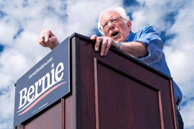 Bernie Sanders Campaigns for President
