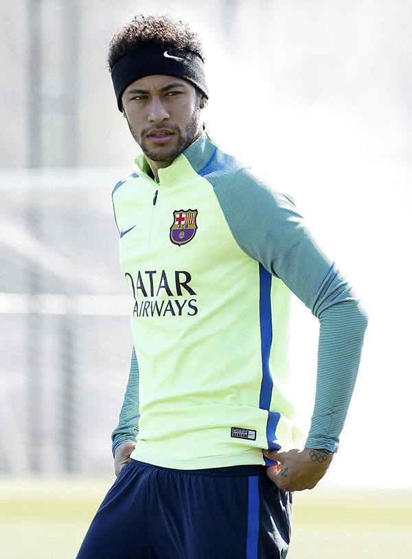 Neymar is ready to show off his skills