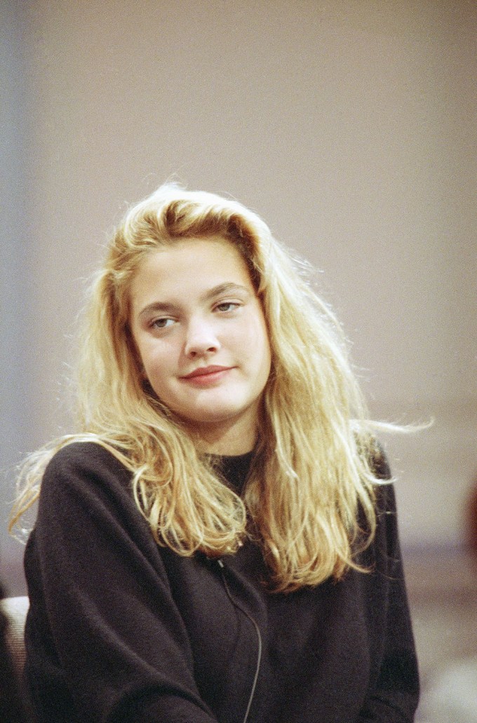 Drew Barrymore as a young teen
