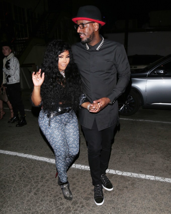 Lil’ Kim out with her boyfriend The Great