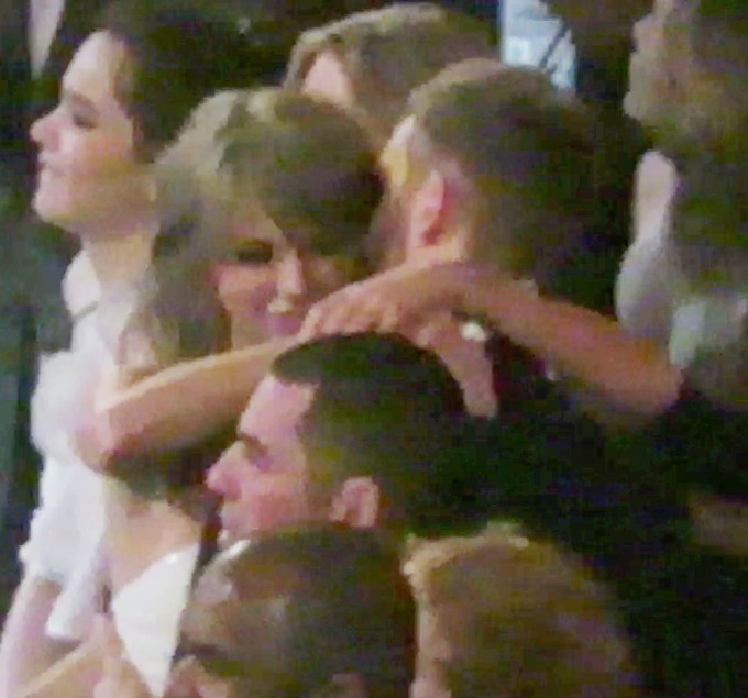 Taylor Swift hugs and kisses Calvin Harris in public for 1st time many times, even during commercial breaks at Billboard Awards, drinks out of blue cups in Vegas