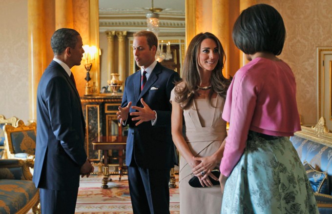 The Women In Office Chat As President Obama & Prince William Converse