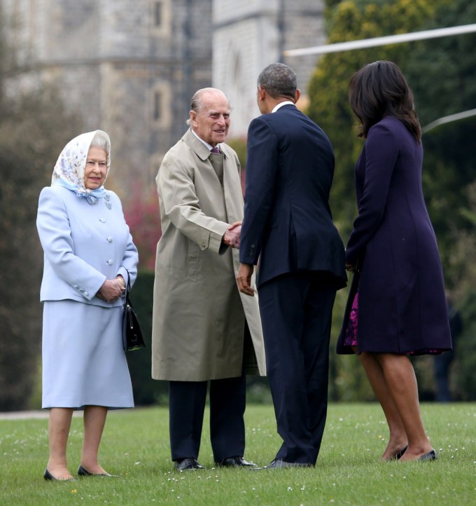 President Obama Shaking Hands With Prince Phillip