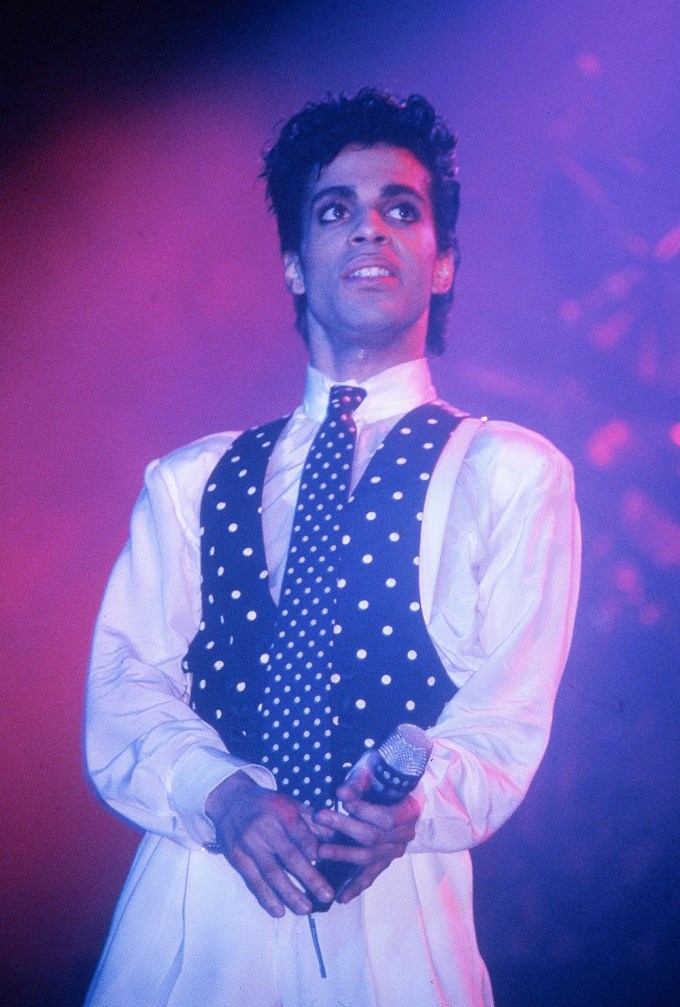 Prince in concert, London, UK – 1986