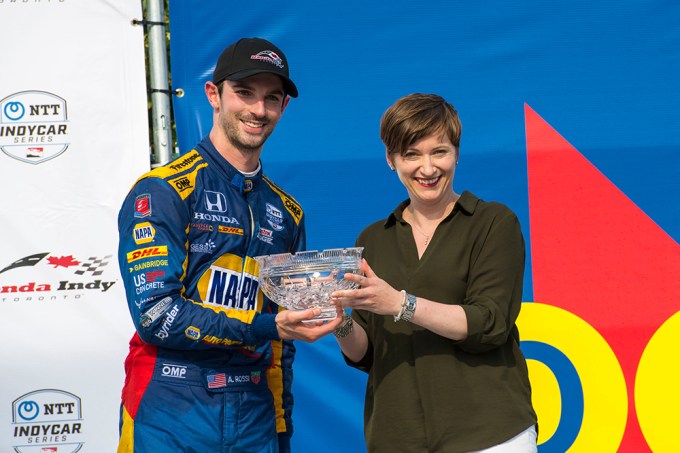 Alexander Rossi At The Indy Car Auto Race In Toronto