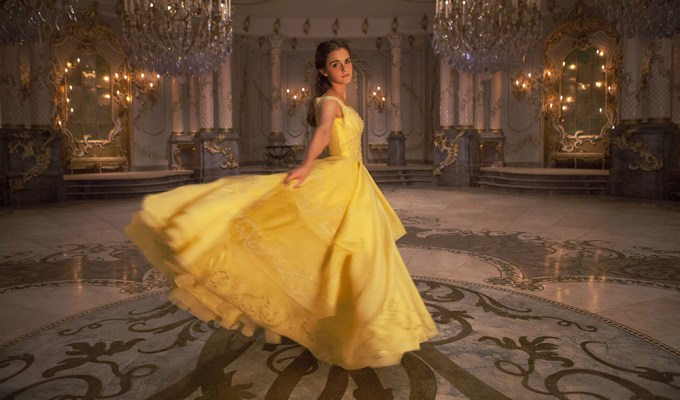 Belle Twirls In Her Famed Yellow Dress
