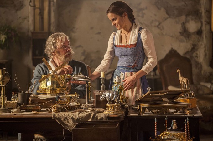 Belle Helps Maurice With His Inventions
