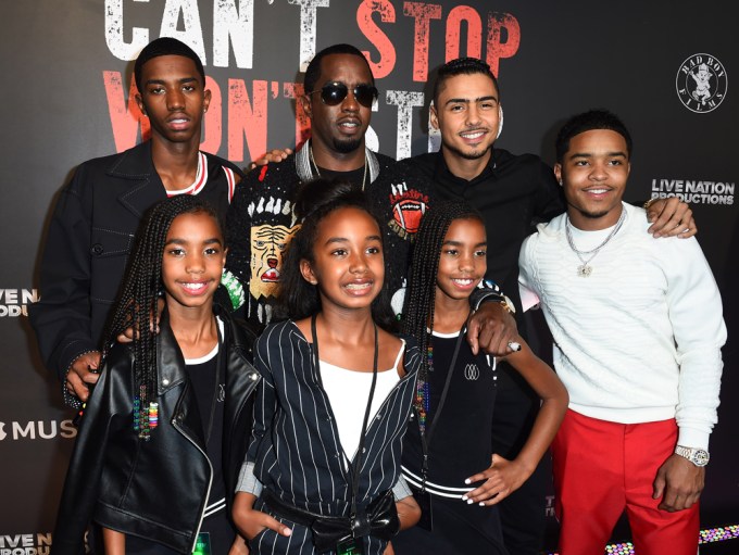Sean ‘Diddy’ Combs & The Kids In 2017