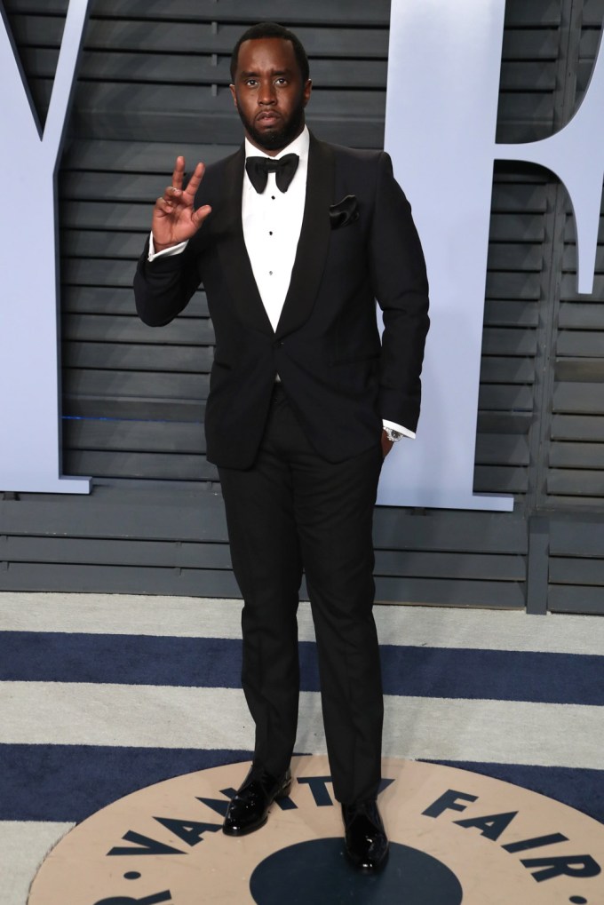 Diddy At The 2018 Vanity Fair Oscar Party