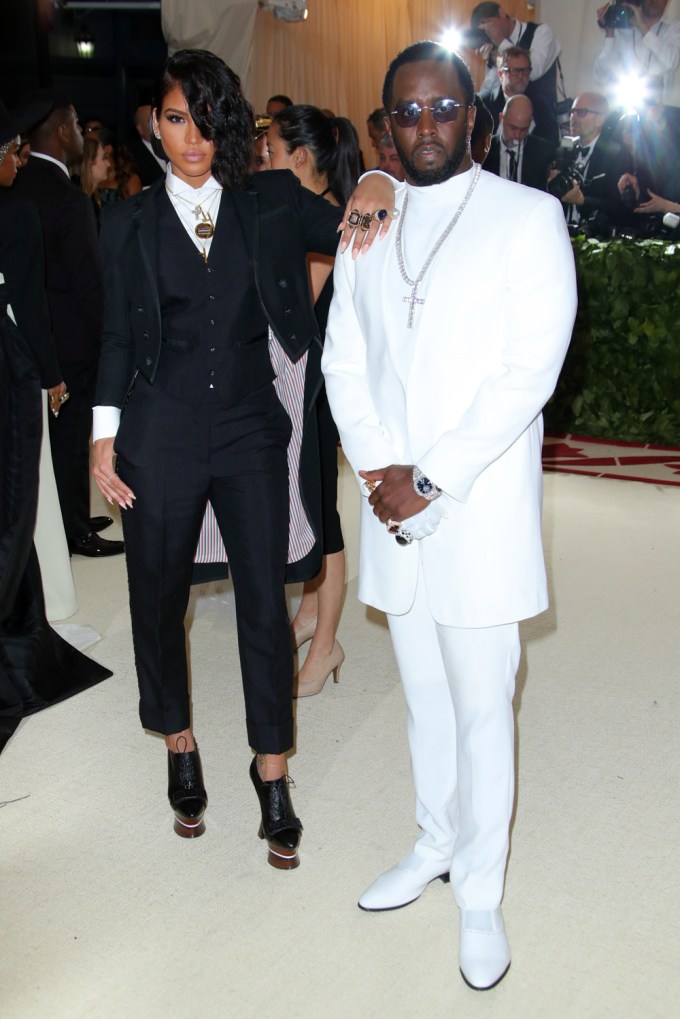 Diddy & Cassie At The 2018 Met Gala
