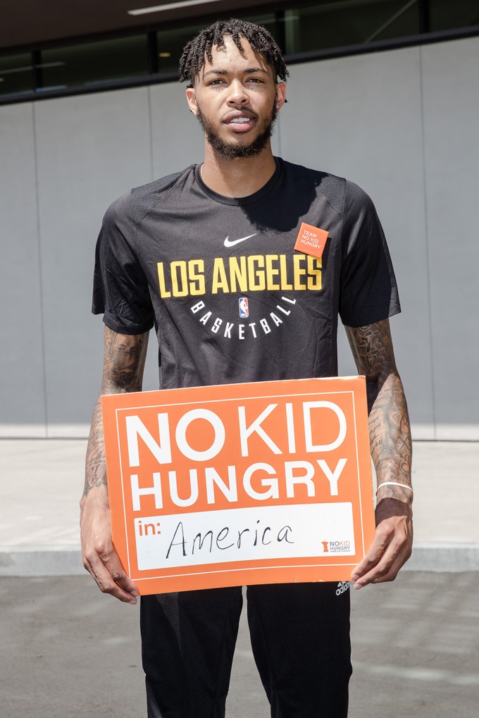 Brandon Ingram Does Charity Work In Los Angeles
